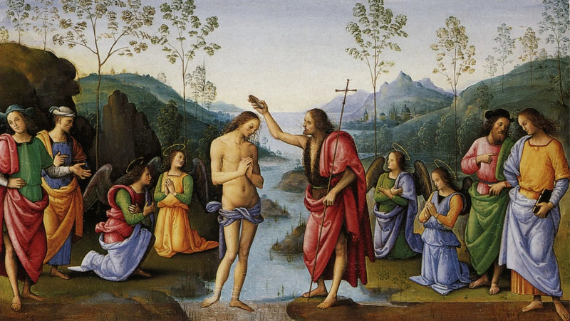 The Baptism of Christ - Pietro Perugino