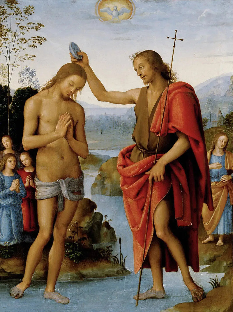 The Baptism of Christ - Pietro Perugino
