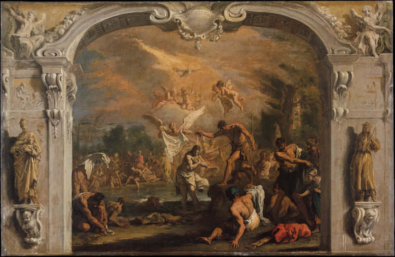 The Baptism of Christ - Sebastiano Ricci