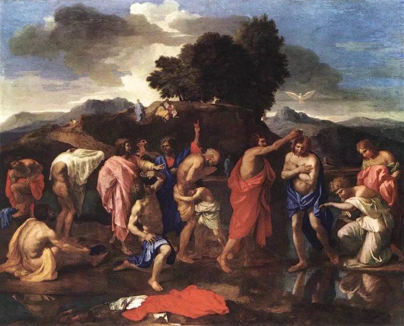 The Baptism - Nicolas Poussin