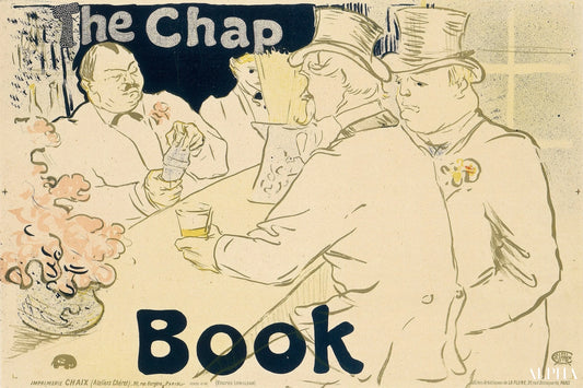 Le bar irlandais et américain, rue royale (pour the chap book), 1895 - Toulouse Lautrec - Reproductions de tableaux et peintures haut de gamme