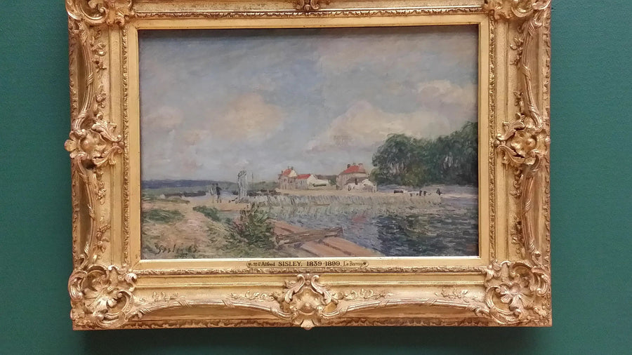 The Dam - Alfred Sisley