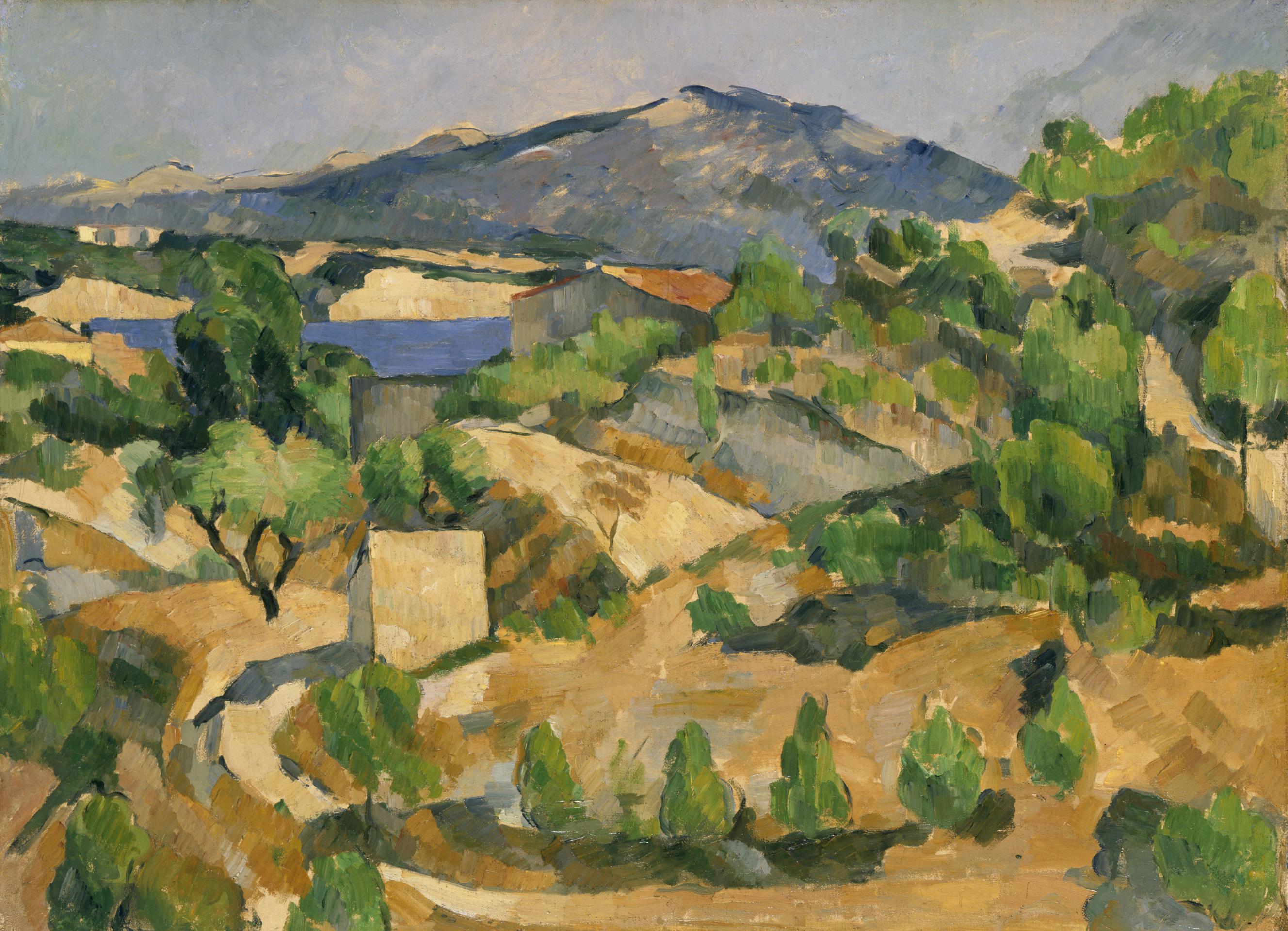 Reproduction du tableau « Le Barrage de François Zola - Paul Cézanne » par Alpha Reproduction en peinture à l’huile