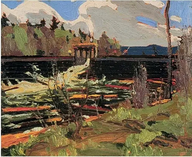 The Tea Lake Dam - Tom Thomson