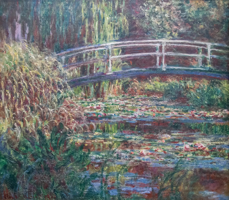 The Water Lily Pond, Pink Harmony - Claude Monet