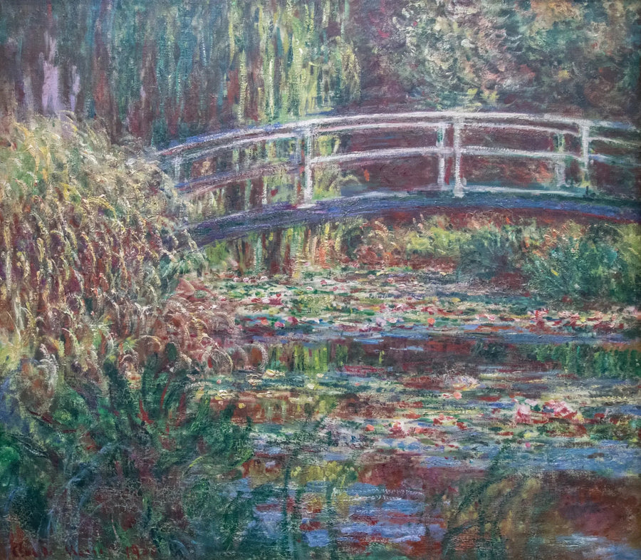 Le Bassin aux nymphéas, Harmonie rose - Claude Monet image 1 tableau peint à l’huile sur toile