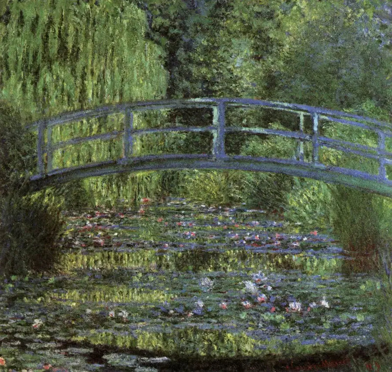 The Water Lily Pond, Green Harmony - Claude Monet