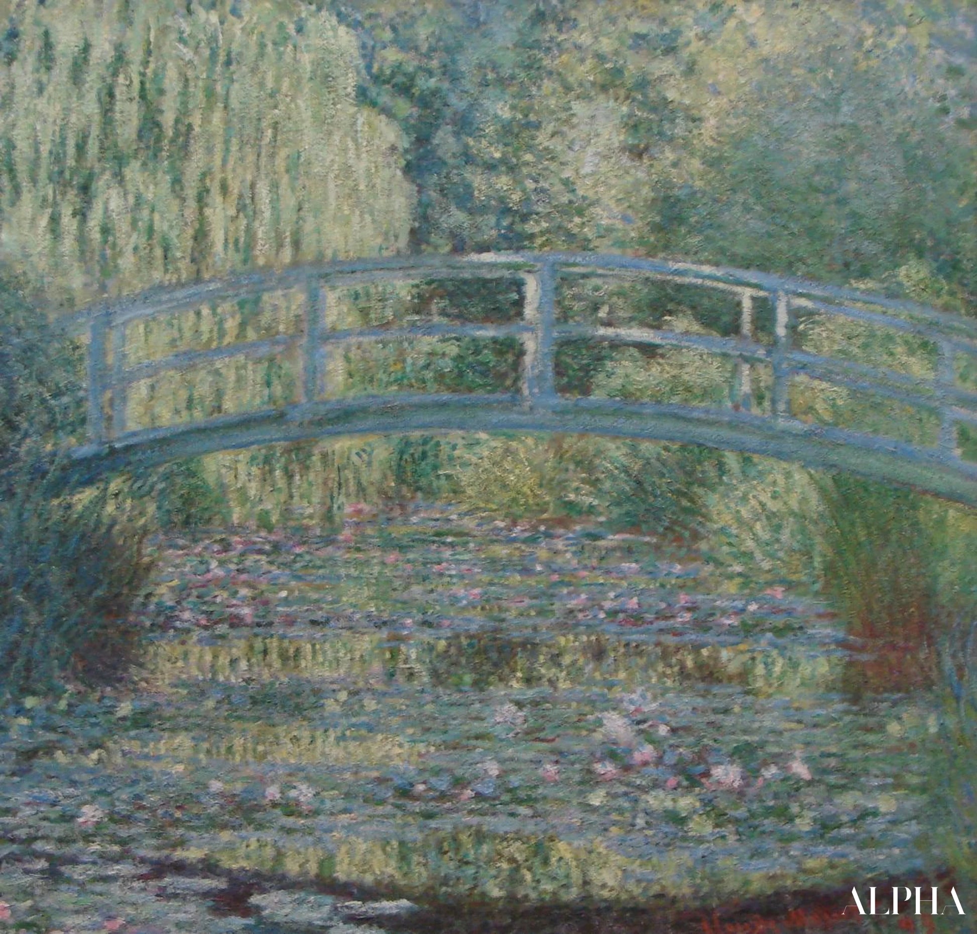 Le Bassin aux nymphéas, harmonie verte - Claude Monet - Reproductions de tableaux et peintures haut de gamme