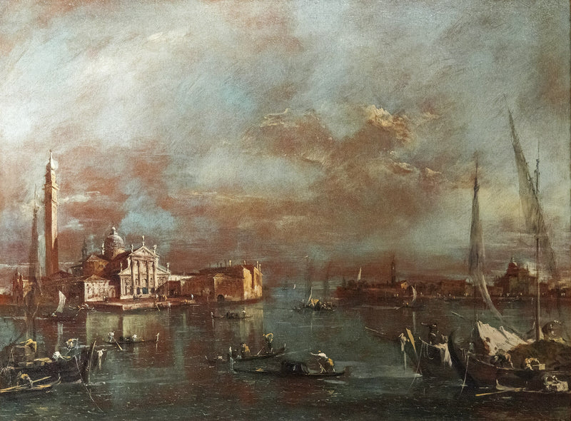 Saint Mark's Basin with San Giorgio Island and Giudecca - Francesco Guardi