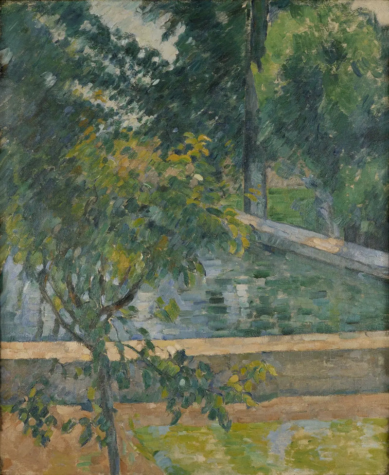 The Basin of Jas de Bouffan - Paul Cézanne