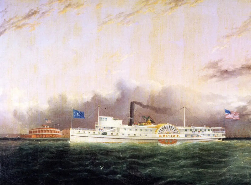 The steamship 