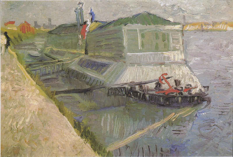 The Laundry Boat on the Seine at Asnières - Vincent van Gogh