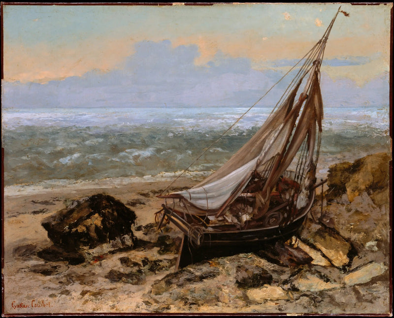 The Fishing Boat - Gustave Courbet