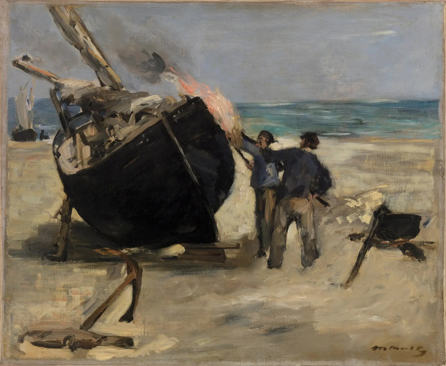 The Tarred Boat - Édouard Manet