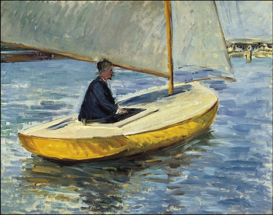 The Yellow Boat - Gustave Caillebotte