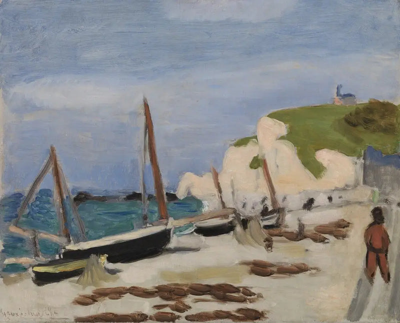 The Black Boat (The Black Boat) - Henri Matisse