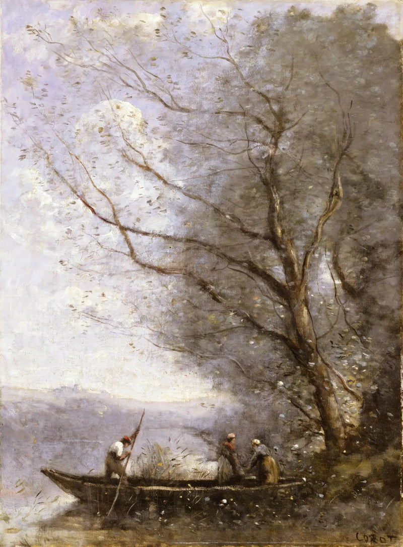 The Boatman - Jean-Baptiste Camille Corot