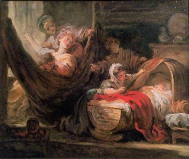 The Cradle - Jean-Honoré Fragonard