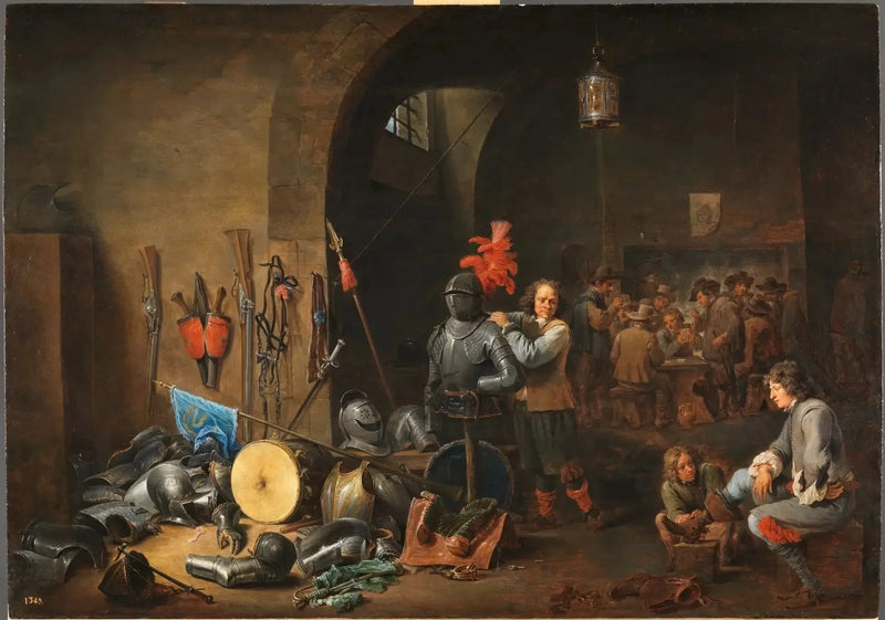 The Bivouac - David Teniers the Younger