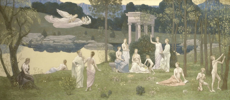 The Sacred Grove, Beloved of the Arts and Muses - Pierre Puvis de Chavannes