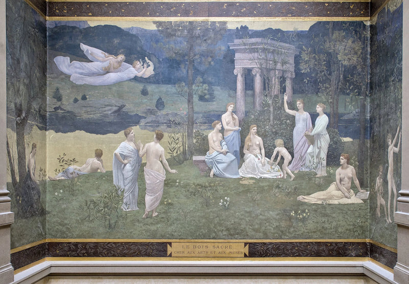 The Sacred Grove, Beloved of the Arts and Muses - Pierre Puvis de Chavannes