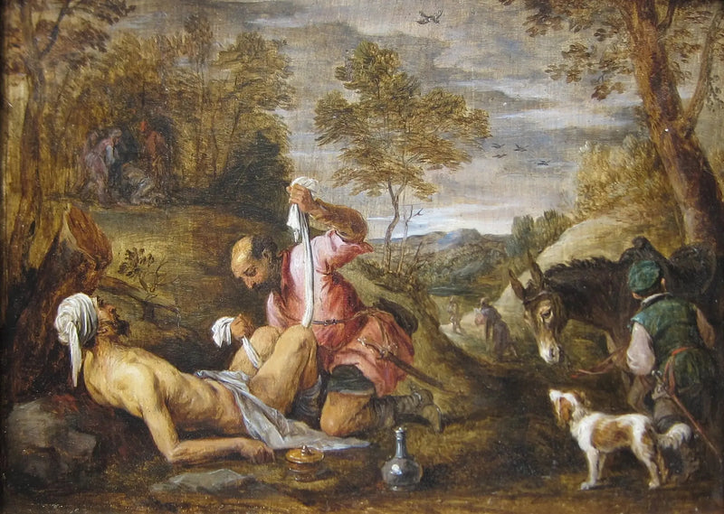 The Good Samaritan - David Teniers the Younger