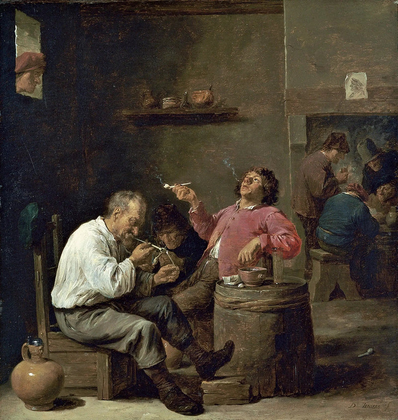 The Green Bonnet - David Teniers the Younger
