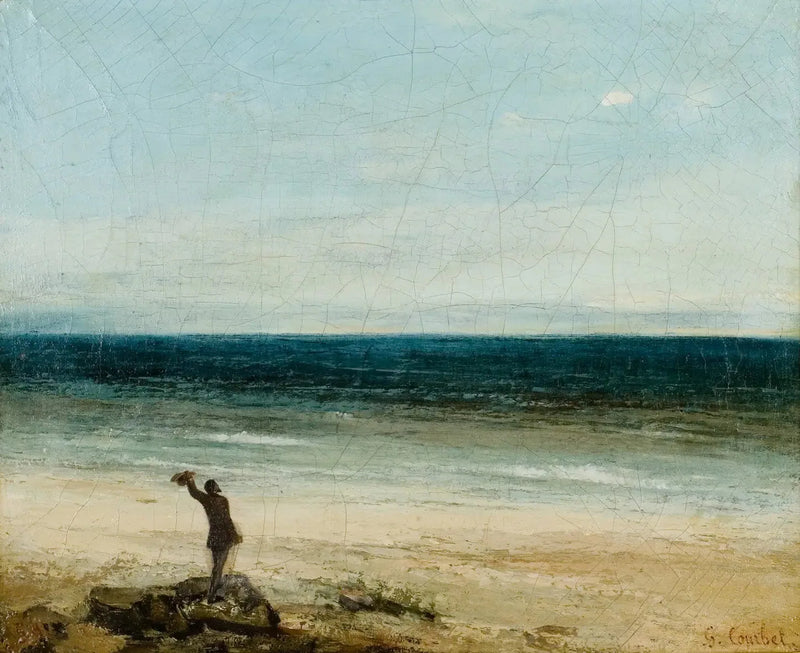 The seaside at Palavas - Gustave Courbet