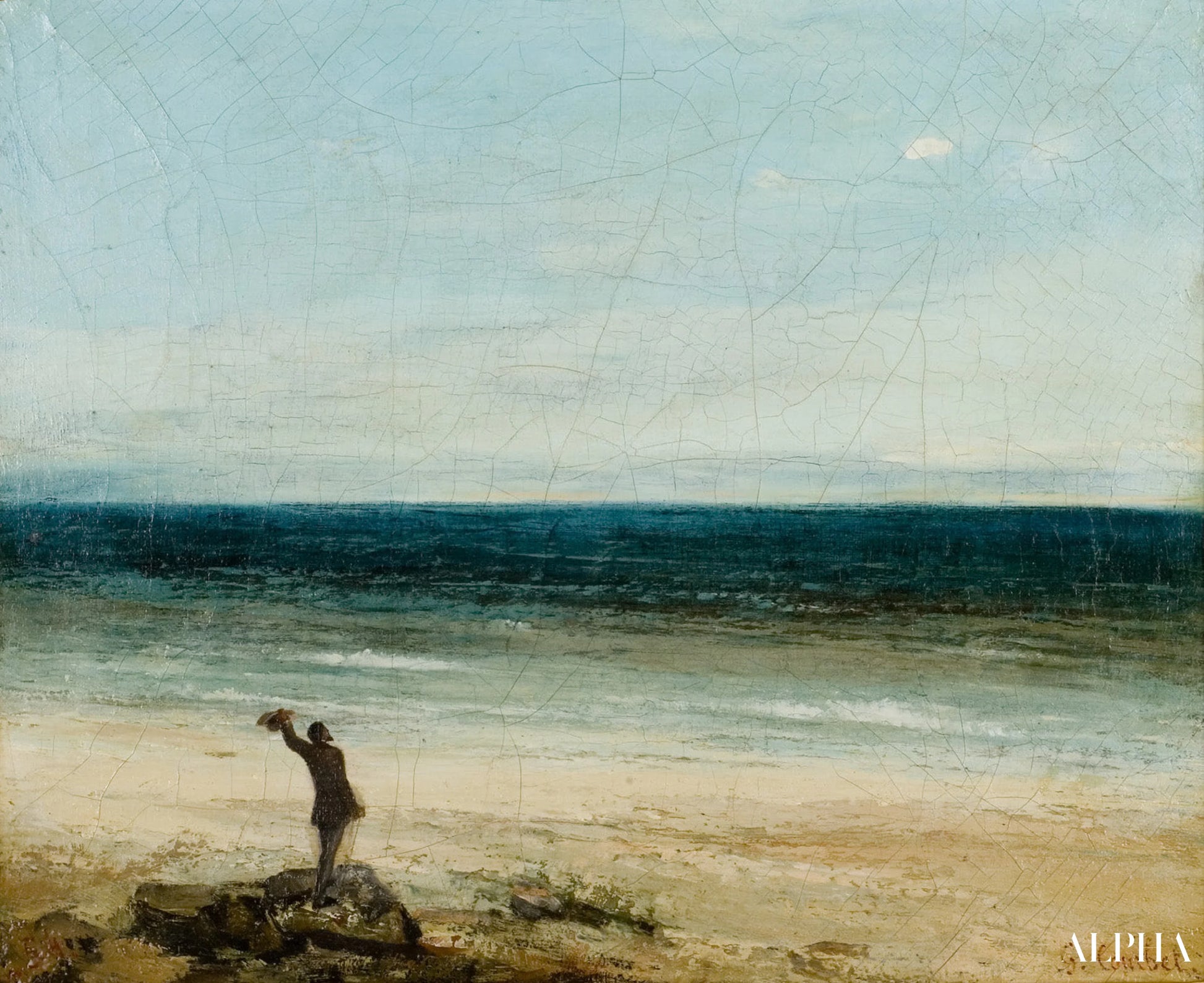 The Seaside at Palavas - Gustave Courbet - High-end reproductions of paintings and artworks