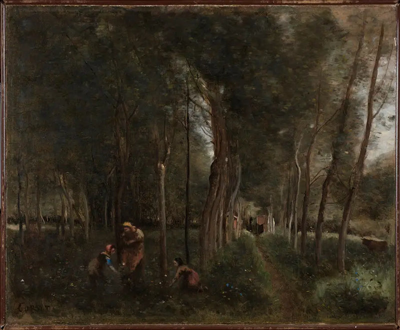 The Dubuisson Grove in Brunoy - Jean-Baptiste Camille Corot