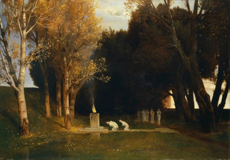 The Sacred Grove - Arnold Böcklin