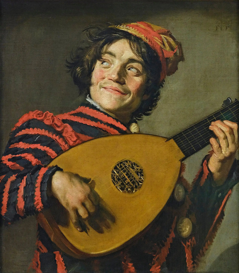 The Jester with Lute - Frans Hals