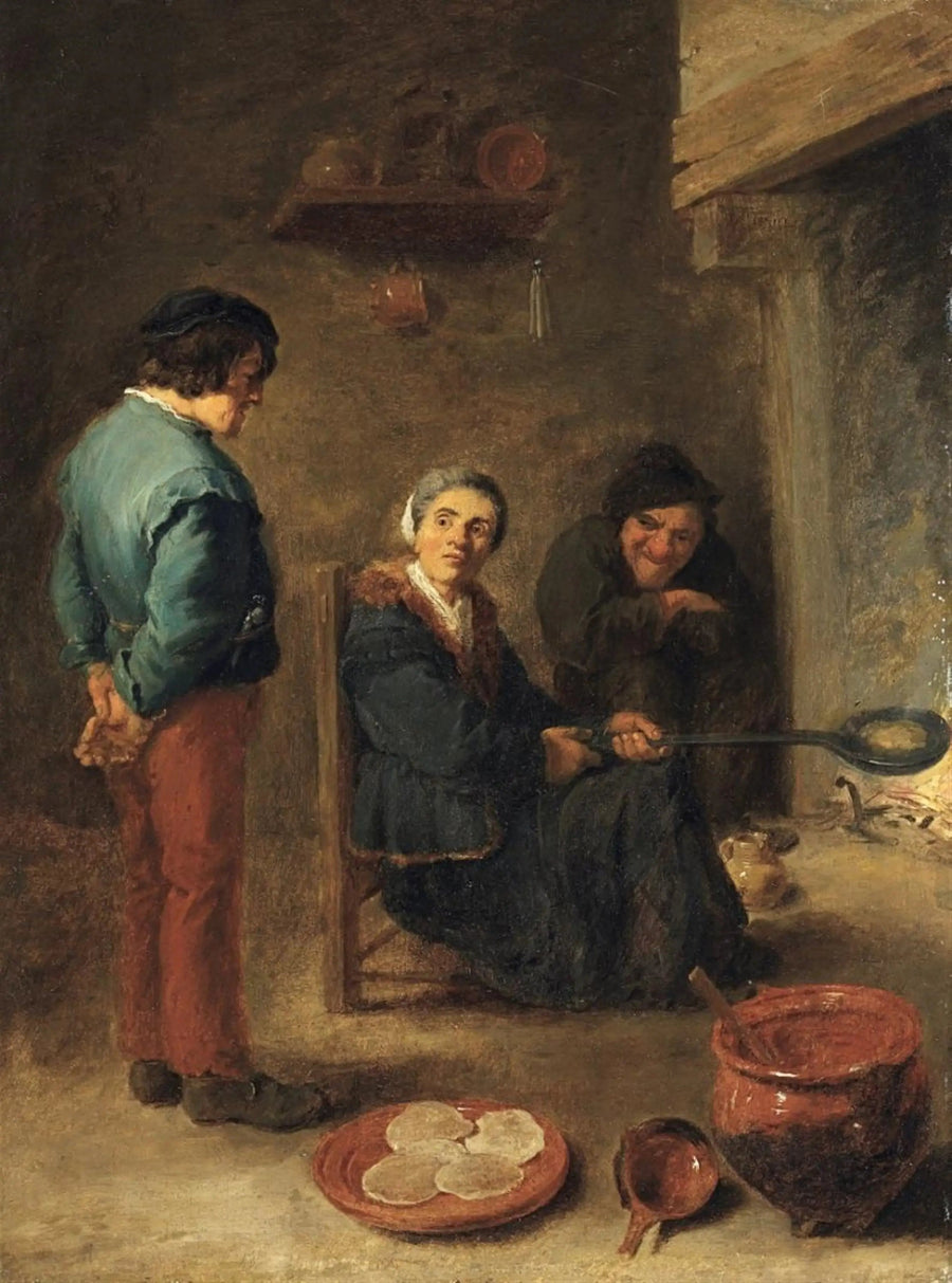 The Crêpe Baker - David Teniers the Younger