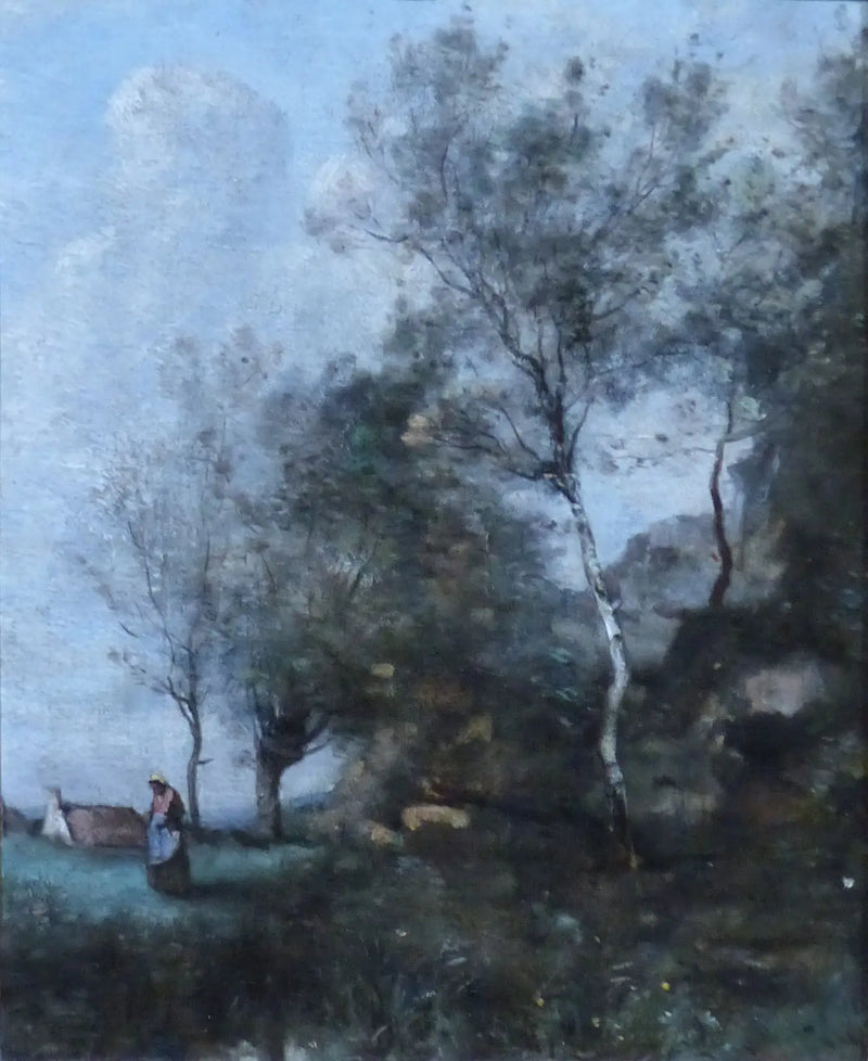 The Birch Tree - Jean-Baptiste Camille Corot