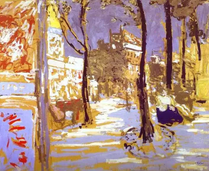 The Boulevard des Battignolles - Édouard Vuillard