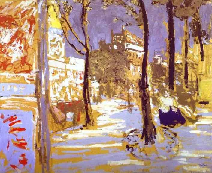 Le Boulevard des Battignolles - Édouard Vuillard - Alpha Reproduction