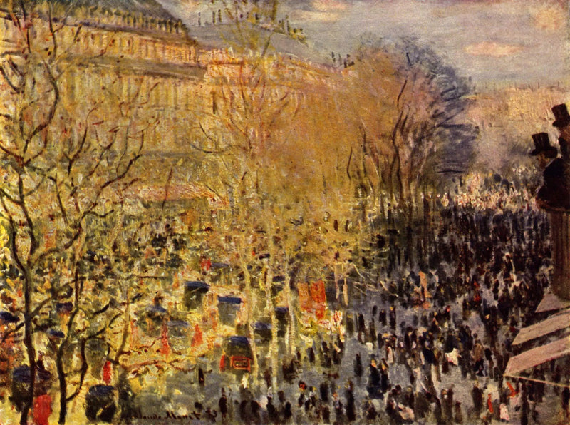 The Boulevard des Capucines - Claude Monet