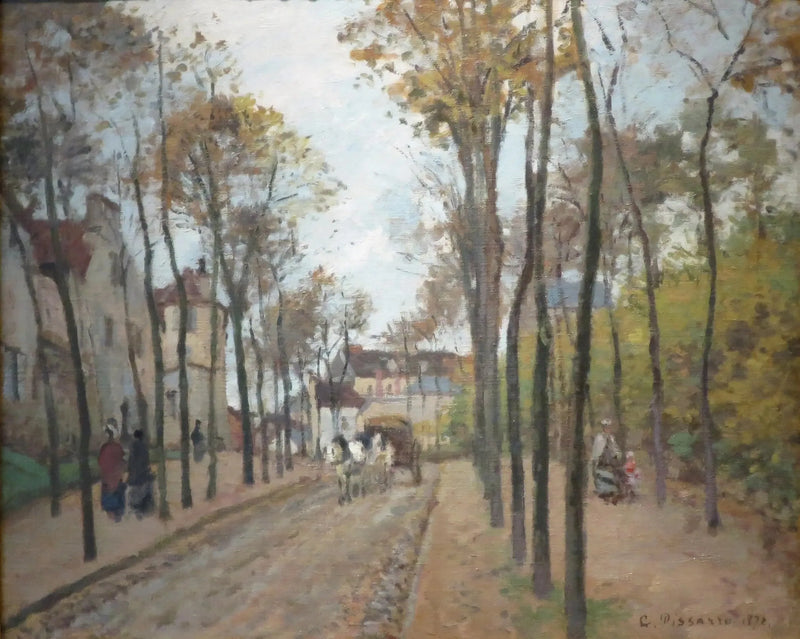 The Boulevard des Fossés, Pontoise - Camille Pissarro