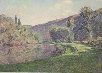 The Arm of Jeufosse, late afternoon effect - Claude Monet