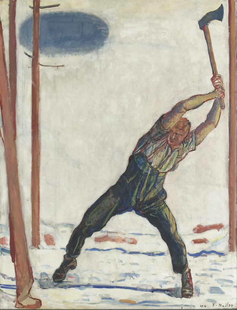 The Lumberjack - Ferdinand Hodler