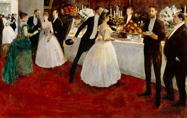 The buffet - Jean-Louis Forain