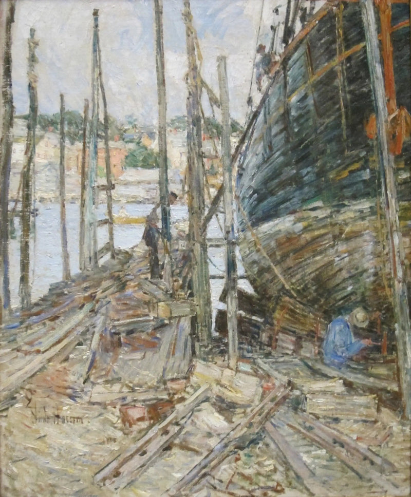 The calfeutrant - Childe Hassam