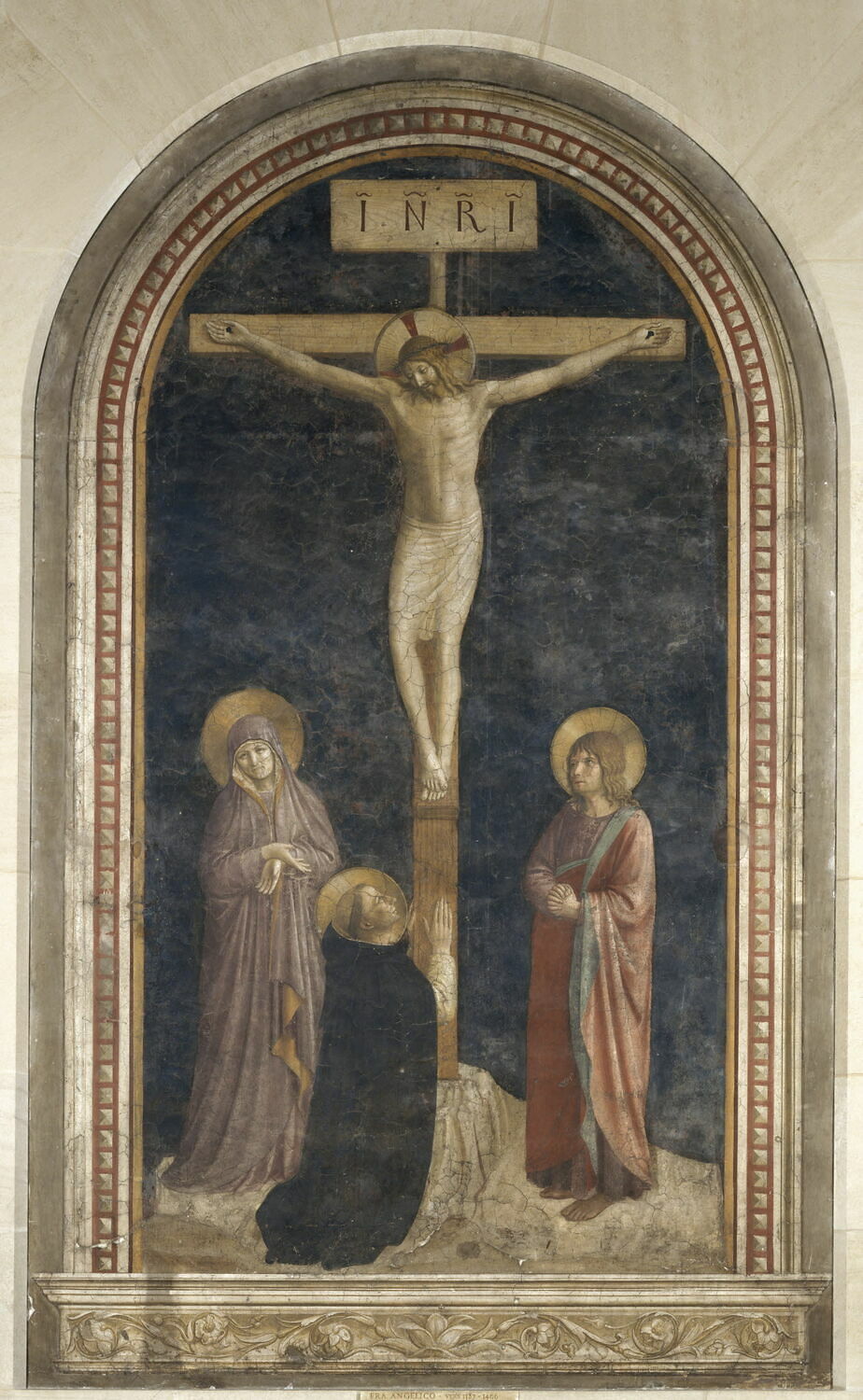 The Calvary with Saint Dominic in Prayer - Fra Angelico