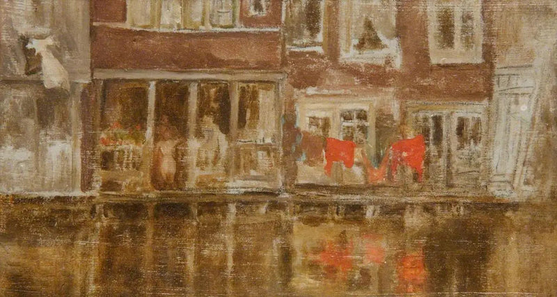 The Amsterdam Canal - James Abbott McNeill Whistler