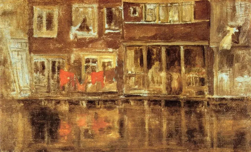 The Amsterdam Canal - James Abbott McNeill Whistler