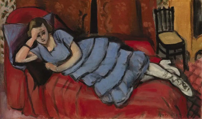 The Red Sofa (The Red Sofa) - Henri Matisse