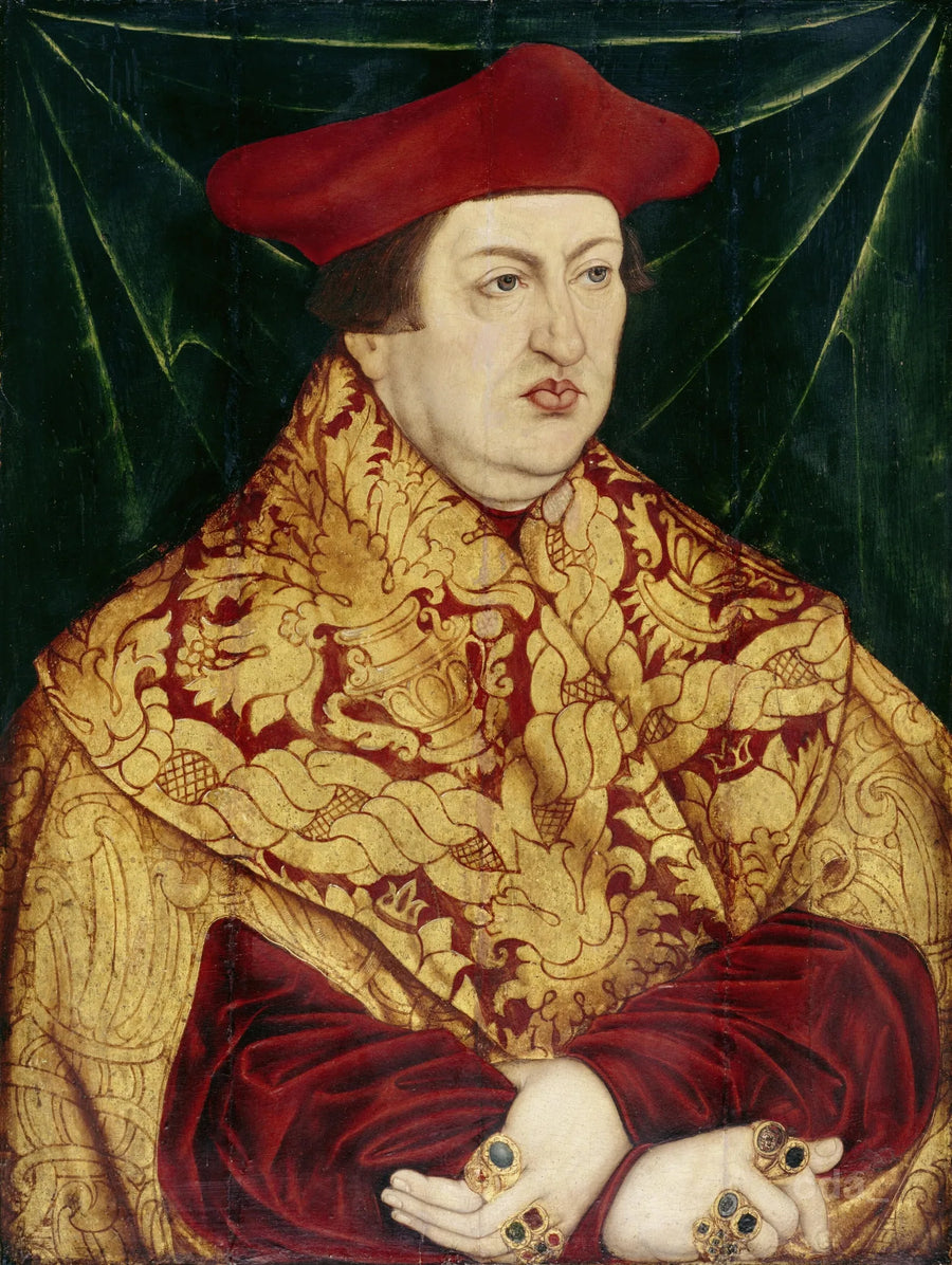 Cardinal Albert of Brandenburg - Lucas Cranach the Elder