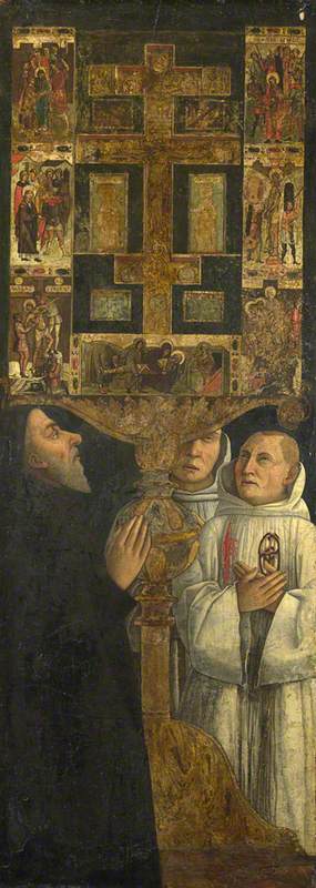 Cardinal Bessarion with the Bessarion Reliquary - Gentile Bellini