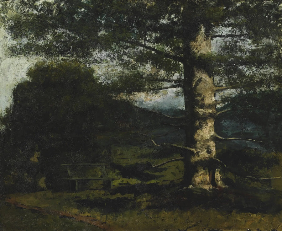 The Cedar of Hauteville - Gustave Courbet