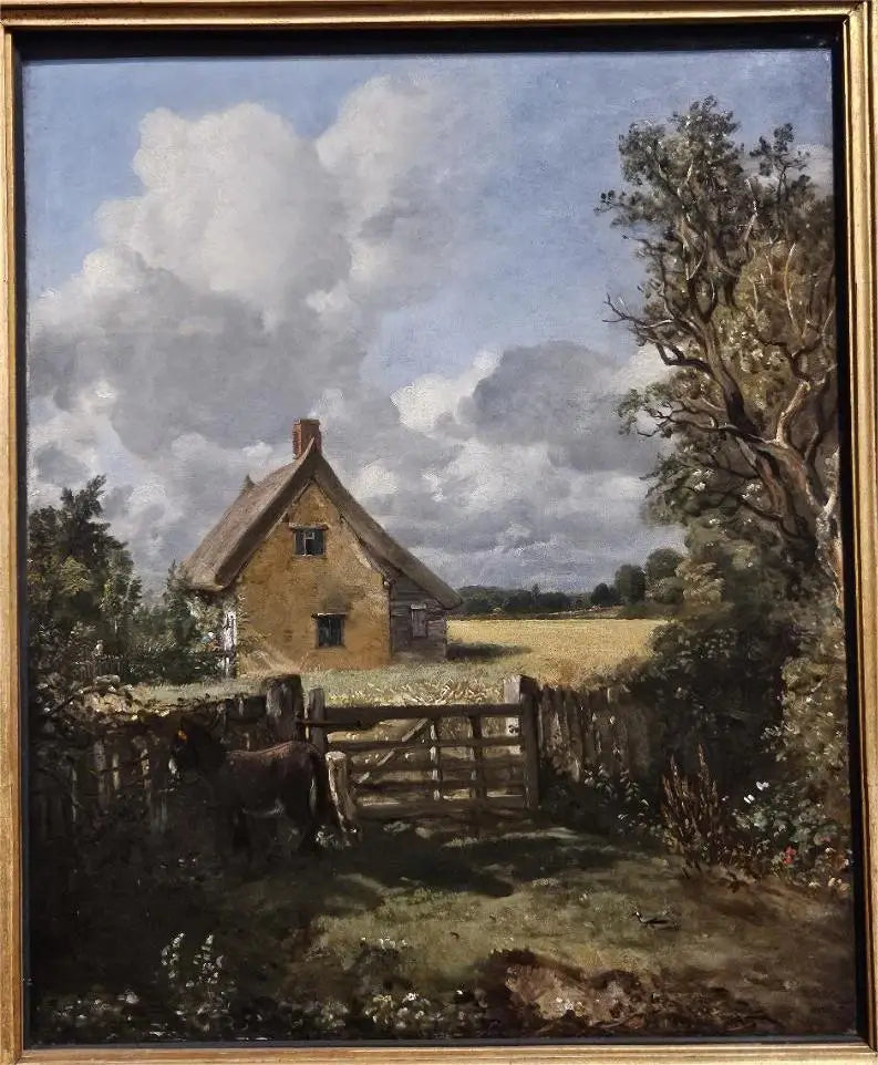 The chalet dans un champ de maïs - John Constable